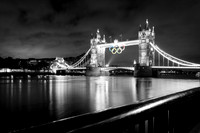 Tower Bridge with Olympic Rings