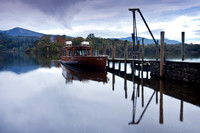 Early morning boats at Friars Crag, Derwent Water