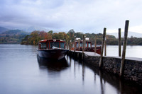 Early morning boats at Friars Crag, Derwent Water