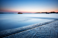 Sunset at Mudeford Quay