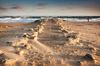 Sunset at a Windswept Sandbanks
