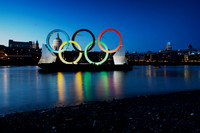 St Pauls with the Olympic Rings