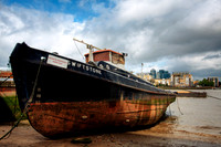 Canary Wharf from the River Thames