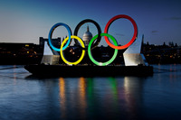 St Pauls with the Olympic Rings